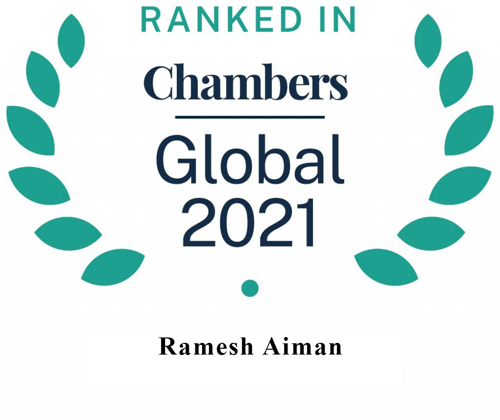  Chambers Global 2021 Ranked Lawyer